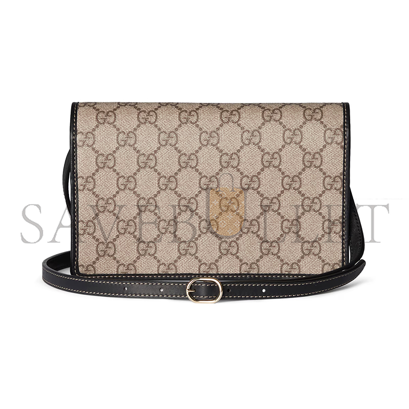 GUCCI GG EMBLEM SUPER MINI SHOULDER BAG 820688 (20*12.5*5cm)